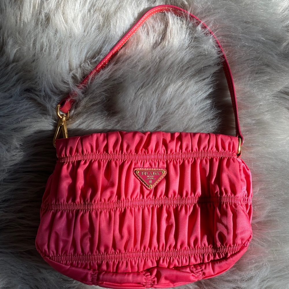 Pink Prada Nylon bag